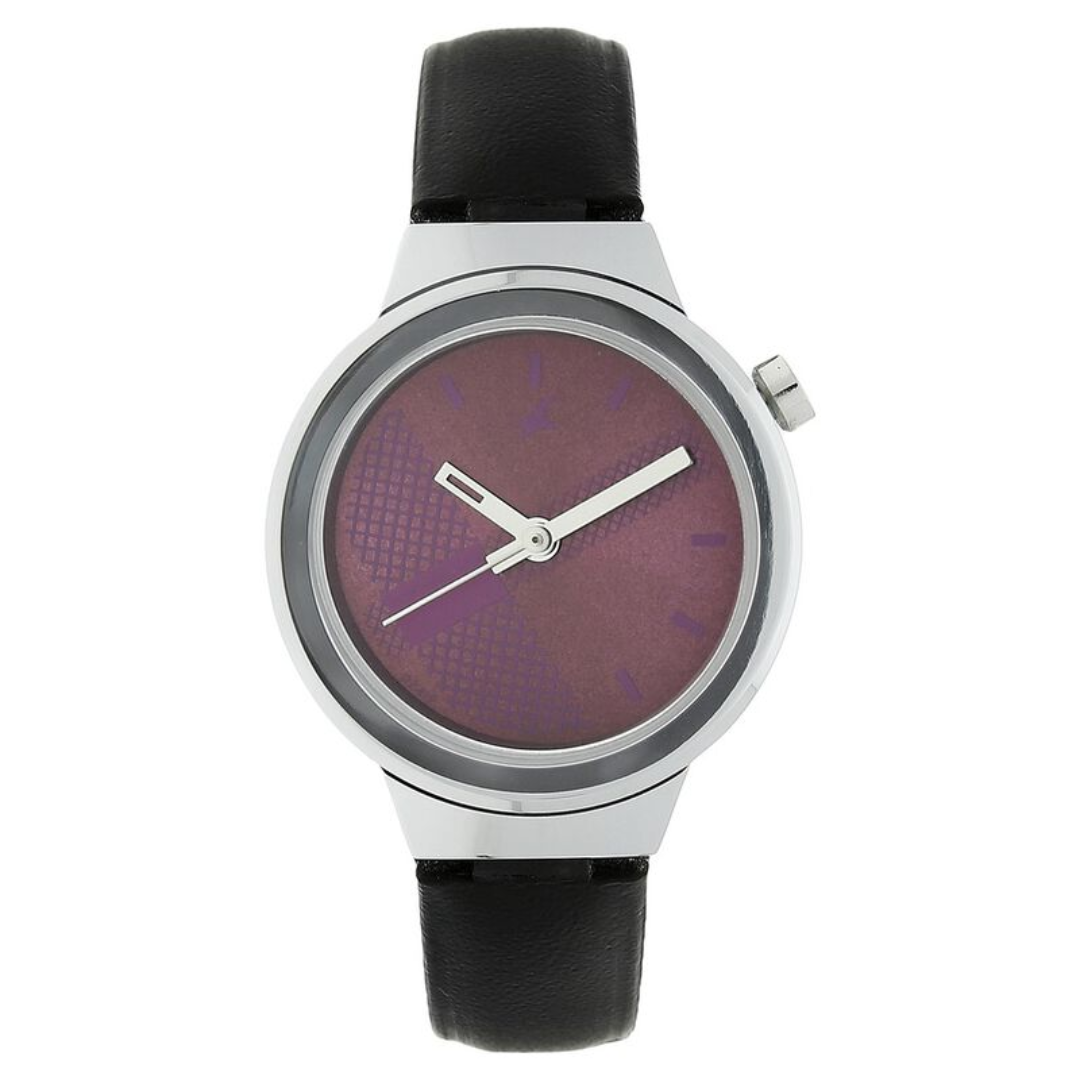 Fastrack purple hot sale dial watch