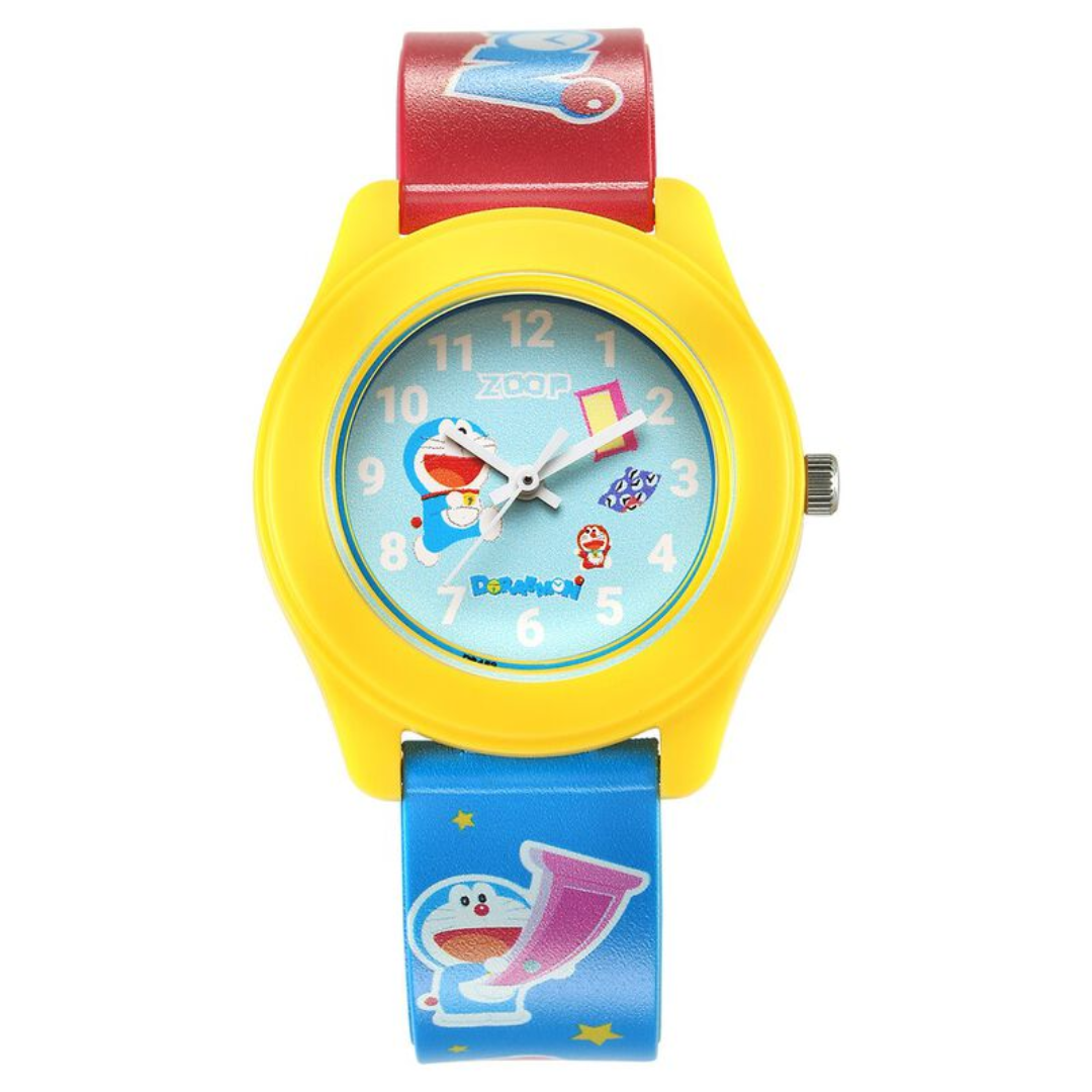 Zoop By Titan Doraemon Quartz Analog Blue Dial Polyurethane Strap