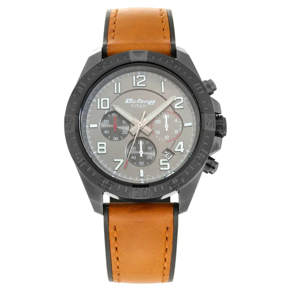 Titan octane store watches leather belt