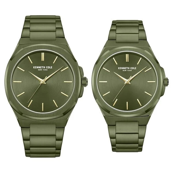 Kenneth Cole Kenneth Cole Quartz Analog Green Dial With Green Stainles KRISHNA WATCH COMPANY