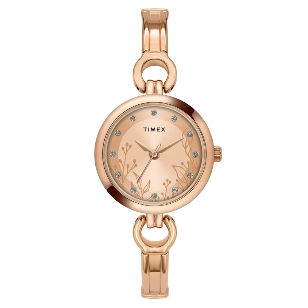 Timex ladies watches sales rose gold