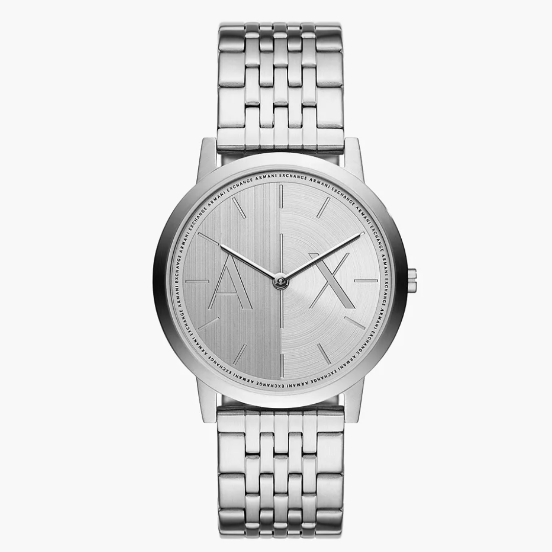 Armani exchange store stainless steel