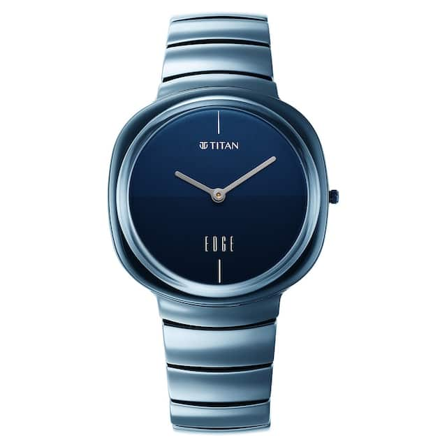 Titan ceramic shop blue watch