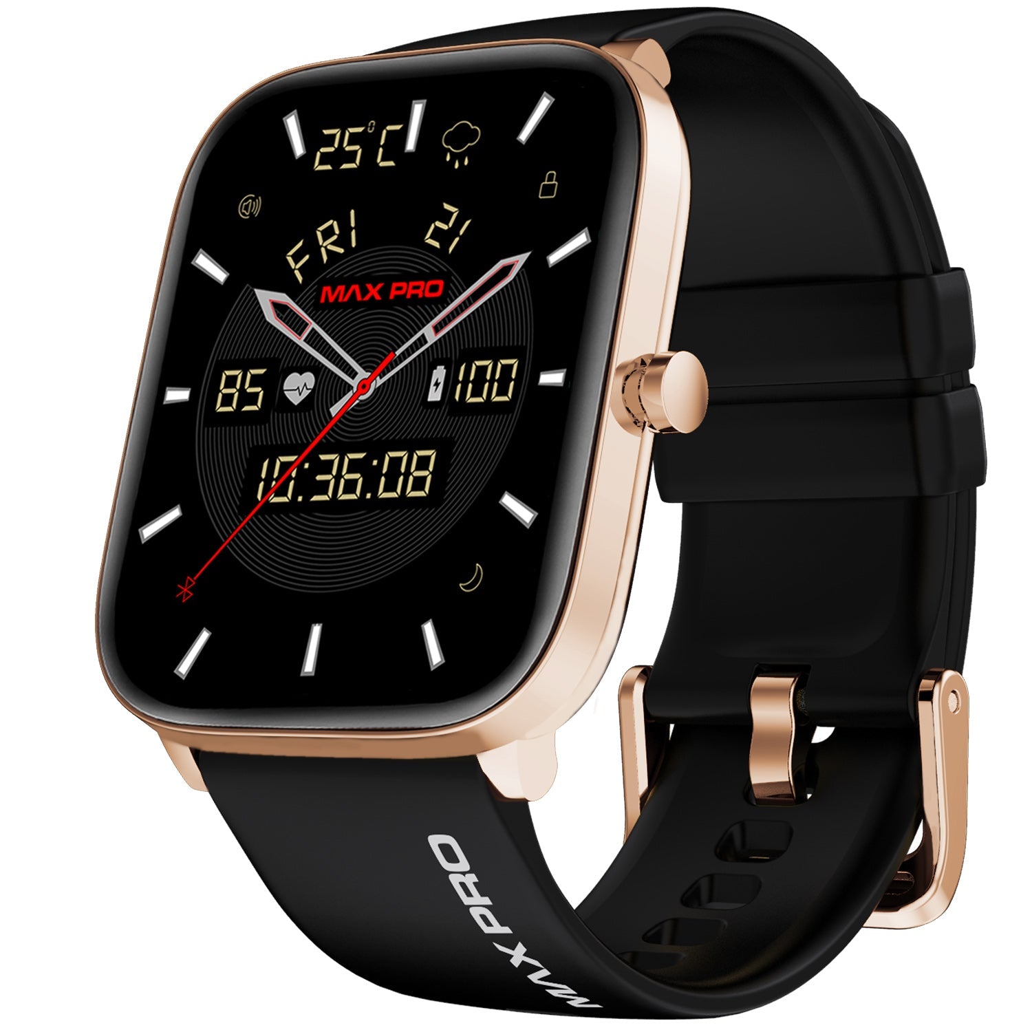 Black and outlet gold smart watch