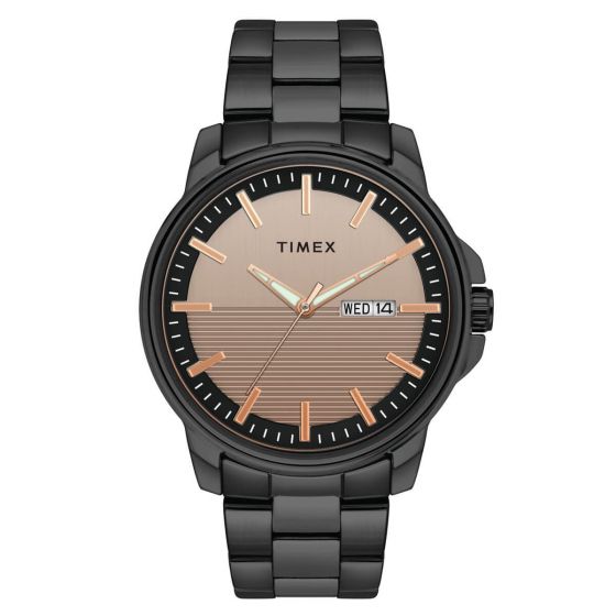 Timex black face on sale watch