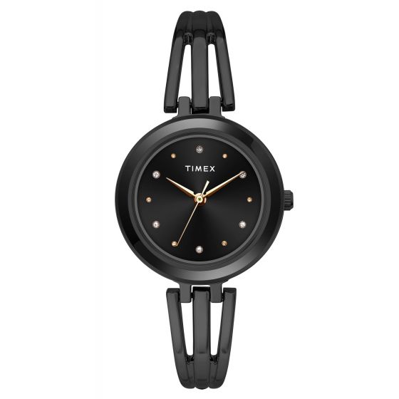 Timex black sales watch womens