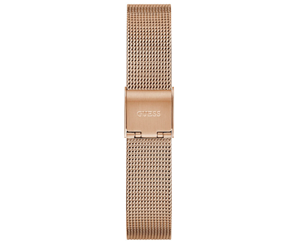 GUESS Ladies Rose Gold Tone Analog Watch GW0842L3