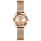 GUESS Ladies Rose Gold Tone Analog Watch GW0842L3