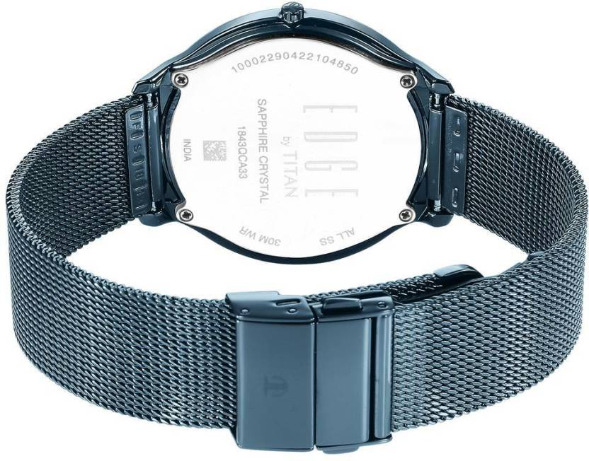 Edge Watch with Blue Dial in Anthracite Case NS1843QM01