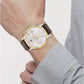 Tommy Hilfiger Quartz Multifunction Silver Dial Leather Strap Watch for Men NETH1791884