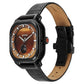 Titan Stellar Automatic Brown Dial Leather Strap Watch For Men 10008nl02