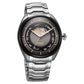 Titan Stellar Automatic Sun Moon Phase Grey Dial Stainless Steel Strap Watch For Men 10011km01