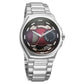 Titan Stellar Automatic Red Dial Titanium Strap Watch For Men 10029tm01