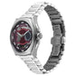 Titan Stellar Automatic Red Dial Titanium Strap Watch For Men 10029tm01