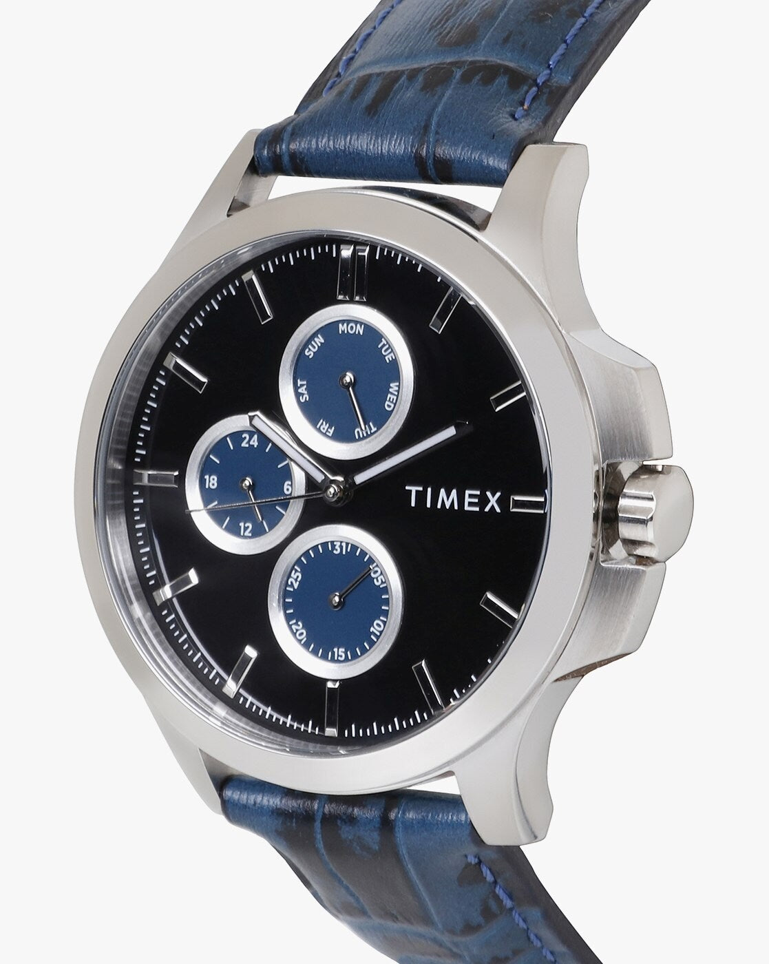 TIMEX TWEG17000 Chronograph Watch with Leather Strap