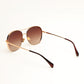 French Connection Gradient Round Women's Sunglasses - FC 7447 C3