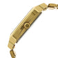 Titan Silver Dial Golden Stainless Steel Strap Watch NP1581YM04