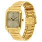 Titan Champagne Dial Golden Stainless Steel Strap Watch NP1581YM05