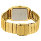 Titan Champagne Dial Golden Stainless Steel Strap Watch NP1581YM05