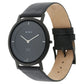 Titan Edge Black Dial Quartz Leather Strap Watch for Men NS1595NL04 / 1595NL04