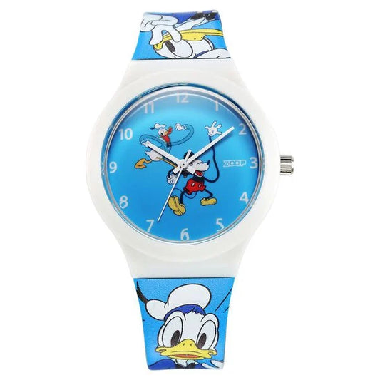 Zoop By Titan Disney Interchangeable Quartz Analog Blue Dial Plastic Strap Watch For Kids 16018pp05