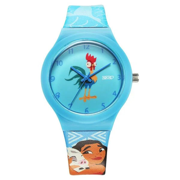 Zoop By Titan Disney Interchangeable Quartz Analog Blue Dial Plastic Strap Watch For Kids 16018pp06