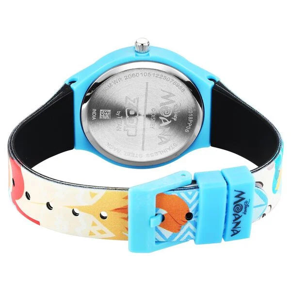 Zoop By Titan Disney Interchangeable Quartz Analog Blue Dial Plastic Strap Watch For Kids 16018pp06