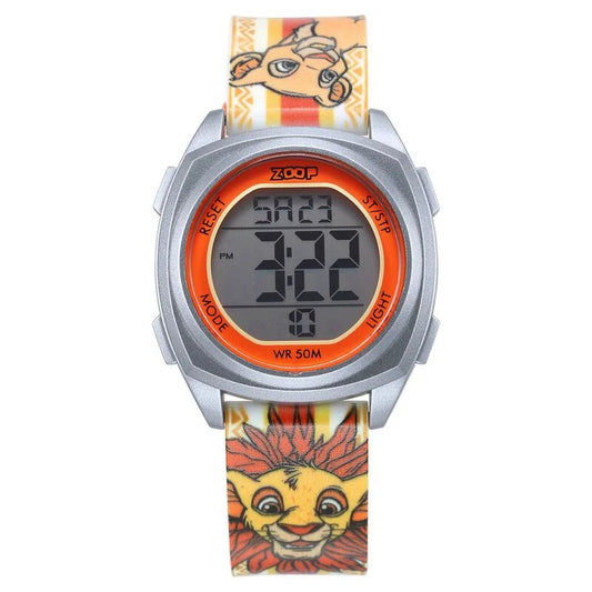 Zoop by Titan Disney Digital Dial Polyurethane Strap Watch for Kids 16025PP14