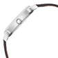 Titan Karishma Zing Quartz Analog Brown Dial Leather Strap Watch for Men 1644SL01