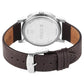 Titan Karishma Zing Quartz Analog Brown Dial Leather Strap Watch for Men 1644SL01