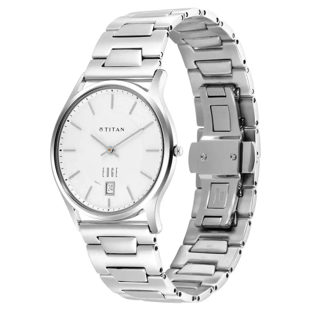 Buy Online Titan Raga Viva Silver Dial Analog with Date Golden Metal Strap  watch for Women - nr2606ym01 | Titan