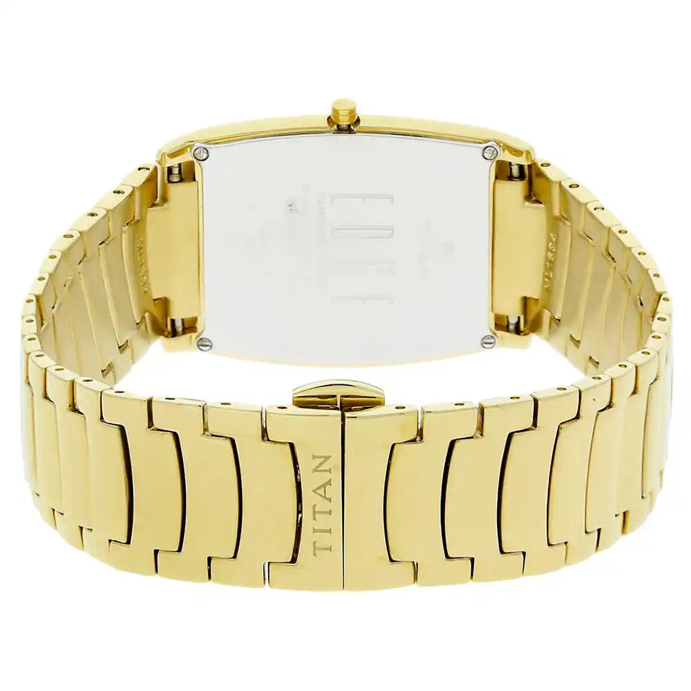 Titan edge hot sale watch gold