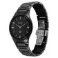 Titan Edge Ceramic Quartz in Glossy Black with Diamonds and Black Dial Watch for Men 1696NC12