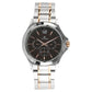 Titan Workwear Quartz Multifunction Brown Dial Stainless Steel Strap watch for Men NR1698KM01