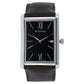 Titan Men's Urban Chic: Modernist Black Dial & Leather Strap Watch NS1731SL01 / 1731SL01