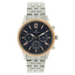 Titan Men's Metropolitan Luxe: Multifunction blue Dial with Two-Tone Stainless Steel Bracelet Watch NS1734KM01 / 1734KM01