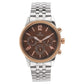 Titan Workwear Quartz Multifunction Brown Dial Stainless Steel Strap watch for Men NS1734KM03 / 1734KM03