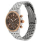 Titan Workwear Quartz Multifunction Brown Dial Stainless Steel Strap watch for Men NS1734KM03 / 1734KM03