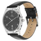 Titan Workwear Watch with Black Dial & Leather Strap NN1770SL02 (DH331)