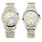 Titan Bandhan Silver White Dial Stainless Steel Pair Watches  NP17742565BM01