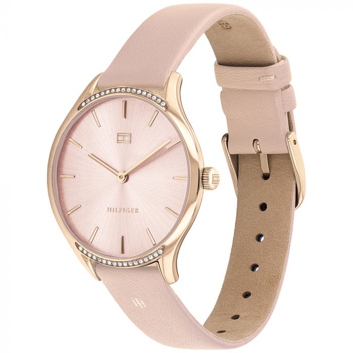 Tommy Hilfiger Women Gray Round Pink Watches 1782215