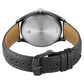 Titan Neo Economy Quartz Analog with Date Silver Dial Grey Leather Strap Watch For Men 1802ql01