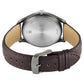 Titan Neo Economy Quartz Analog with Date Grey Dial Brown Leather Strap Watch For Men 1802ql03