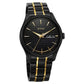 Titan Regalia Opulent Quartz Analog with Day and Date Black Dial Two Toned Stainless Steel Strap Watch for Men 1805KM10