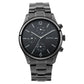 Titan Men's Metropolitan Charm: Men's Multifunctional Black Watch with Metallic Accents NS1805NM02 / 1805NM02