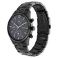 Titan Men's Metropolitan Charm: Men's Multifunctional Black Watch with Metallic Accents NS1805NM02 / 1805NM02