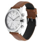 Titan Men's Metropolitan Charm: Men's Multifunctional Black Watch with Leather Strap NS1805SL04 / 1805SL04