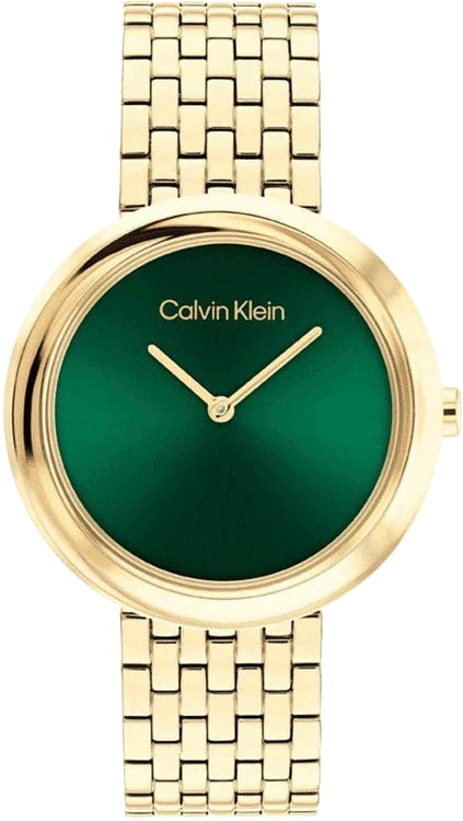 CALVIN KLEIN Twisted Bezel Analogue Watch For Women - 25100066