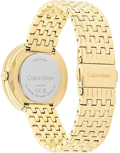 CALVIN KLEIN Twisted Bezel Analogue Watch For Women - 25100066