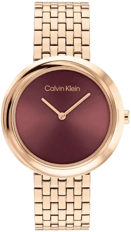 CALVIN KLEIN Twisted Bezel Analogue Watch For Women - 25100067